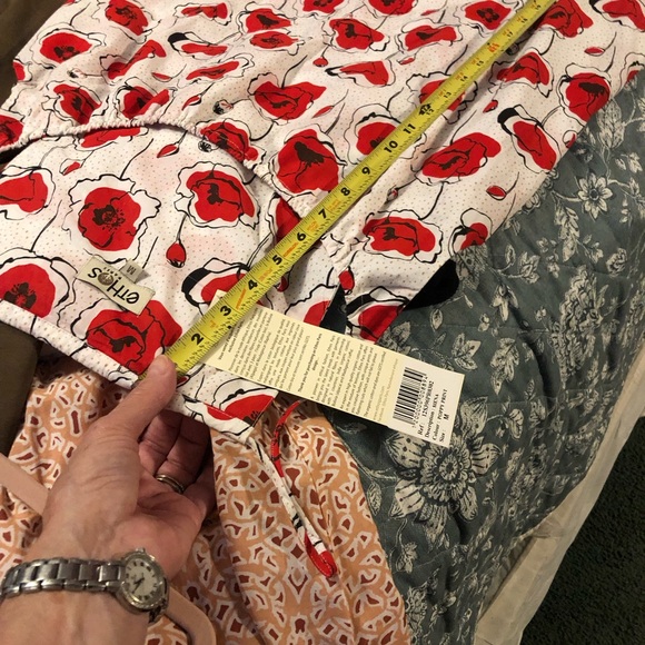 NWT Ethos Signature Siena Poppy Print Medium Summer Strap Dress - Picture 3 of 9